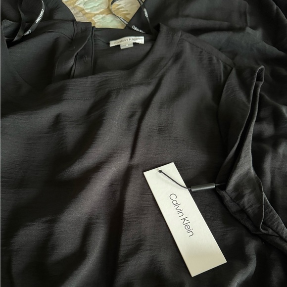 Calvin Klein Black Jumper. Size 12 NWT - Picture 9 of 14